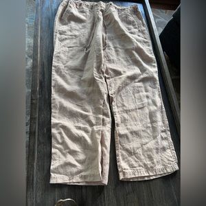 Marks Spencer Linens with Love wide leg pant Sz 14 USA